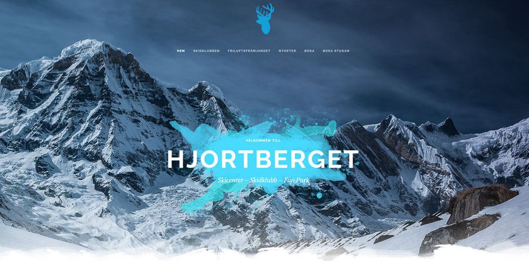 Hjortberget ny webbplats Design from Sweden